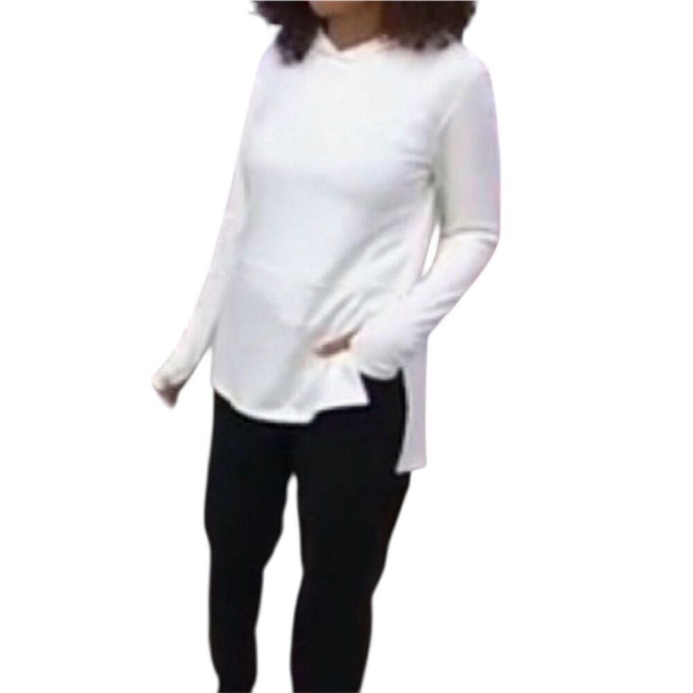 AnyBody Plush Terry Hooded Pullover